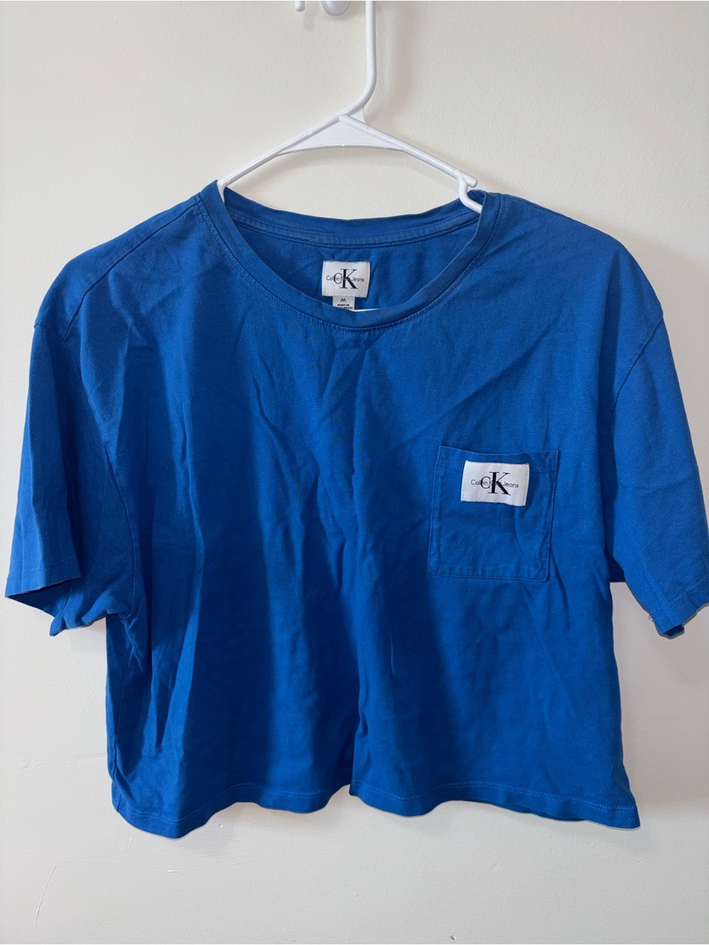 Calvin Klein Blue Pocket Tee